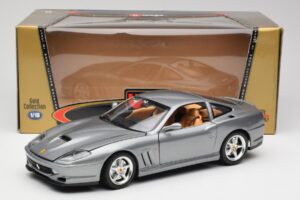 Ferrari 550 Maranello Silber Bburago 1:18 3344 Metall – Bild 8 von 8