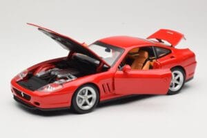 Ferrari 575M Maranello Rot Hot Wheels 1:18 54937 Metall – Bild 2 von 8