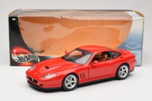 Ferrari 575M Maranello Rot Hot Wheels 1:18 54937 Metall – Bild 8 von 8