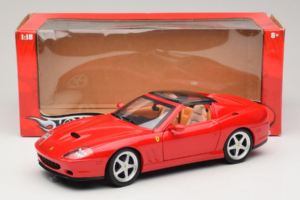 Ferrari 575M Superamerica Rot Hot Wheels 1:18 J2858 Metall – Bild 8 von 8