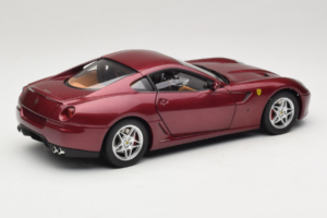 Ferrari 599 GTB Fiorano Dunkelrot Hot Wheels 1:18 M1200 Metall – Bild 3 von 8