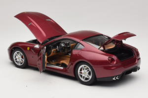 Ferrari 599 GTB Fiorano Dunkelrot Hot Wheels 1:18 M1200 Metall – Bild 5 von 8