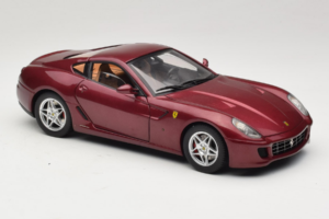 Ferrari 599 GTB Fiorano Dunkelrot Hot Wheels 1:18 M1200 Metall – Bild 6 von 8