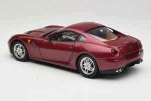 Ferrari 599 GTB Fiorano Dunkelrot Hot Wheels 1:18 M1200 Metall – Bild 7 von 8