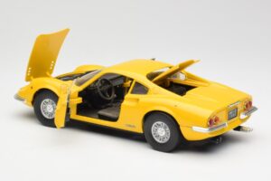 Ferrari Dino 246 GT Gelb Anson 1:18 30301W Metall – Bild 5 von 8