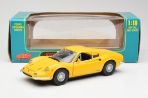 Ferrari Dino 246 GT Gelb Anson 1:18 30301W Metall – Bild 8 von 8