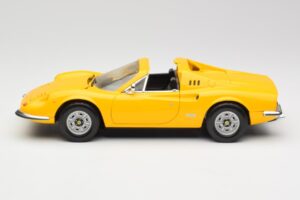 Ferrari Dino 246 GTS Gelb Hot Wheels 1:18 23920 Metall – Bild 4 von 8