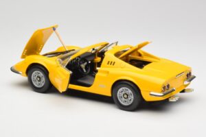 Ferrari Dino 246 GTS Gelb Hot Wheels 1:18 23920 Metall – Bild 5 von 8