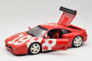 Ferrari F355 Berlinetta Rot mit weissen Rädern UT Models 1:18 180074020-P2 Metall – Bild 2 von 8
