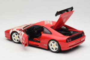 Ferrari F355 Berlinetta Rot mit weissen Rädern UT Models 1:18 180074020-P2 Metall – Bild 5 von 8