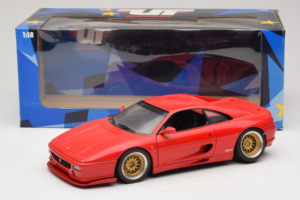 Ferrari F355 Berlinetta Rot Mit Custom-Goldfelgen UT Models 1:18 180074020-P5 Metall – Bild 8 von 8