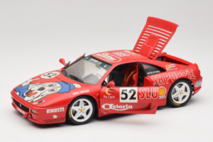 Ferrari F355 Berlinetta Slushuppie #52 M. Peters Rot UT Models 1:18 180074020-P4 Metall – Bild 2 von 8