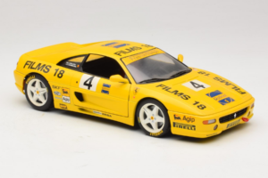 Ferrari F355 Coupe Films 18 #4 Reoloffs / Ansembourg Gelb UT Models 1:18 180074021-Y1 Metall – Bild 6 von 8