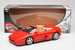 Ferrari F355 Spider Rot Hot Wheels 1:18 25733 Metall – Bild 8 von 8
