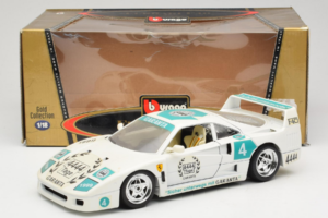 Ferrari F40 4444 Tage Garanta #4 Weiss Bburago 1:18 3332-W5 Metall – Bild 8 von 8