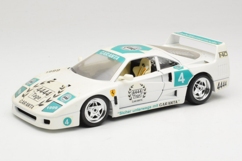 Ferrari F40 4444 Tage Garanta #4 Weiss Bburago 1:18 3332-W5 Metall