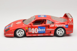 Ferrari F40 #40 J-P. Jabouille / O. Grouillard Art Sports 1987 Bburago 1:18 3332-A1 Metall – Bild 4 von 8