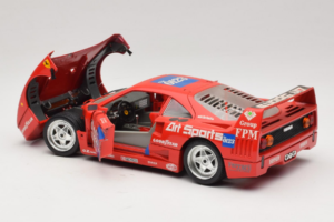 Ferrari F40 #40 J-P. Jabouille / O. Grouillard Art Sports 1987 Bburago 1:18 3332-A1 Metall – Bild 5 von 8