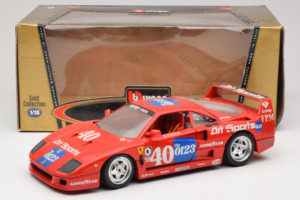 Ferrari F40 #40 J-P. Jabouille / O. Grouillard Art Sports 1987 Bburago 1:18 3332-A1 Metall – Bild 8 von 8