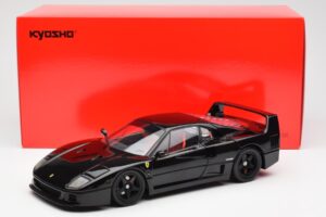 Ferrari F40 Schwarz Kyosho 1:18 08416BK Metall – Bild 10 von 10