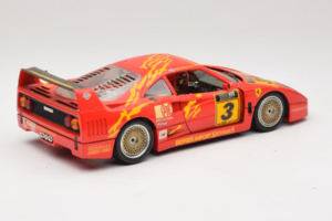 Ferrari F40 Evoluzione #3 Brummel Rot 1987 Bburago 1:18 3022-P2 Metall – Bild 3 von 8