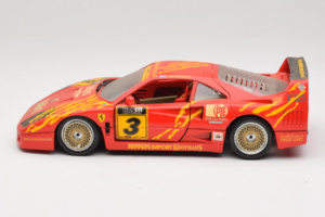 Ferrari F40 Evoluzione #3 Brummel Rot 1987 Bburago 1:18 3022-P2 Metall – Bild 4 von 8
