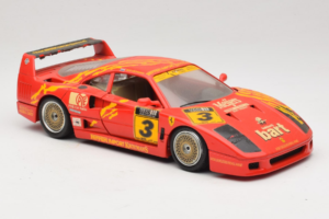 Ferrari F40 Evoluzione #3 Brummel Rot 1987 Bburago 1:18 3022-P2 Metall – Bild 6 von 8