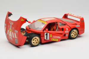 Ferrari F40 Evoluzione #1 Pirelli Rot 1992 Bburago 1:18 3042-P1 Metall – Bild 2 von 8