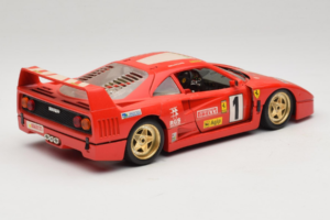 Ferrari F40 Evoluzione #1 Pirelli Rot 1992 Bburago 1:18 3042-P1 Metall – Bild 3 von 8