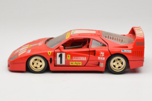 Ferrari F40 Evoluzione #1 Pirelli Rot 1992 Bburago 1:18 3042-P1 Metall – Bild 4 von 8
