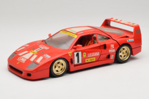 Ferrari F40 Evoluzione #1 Pirelli Rot 1992 Bburago 1:18 3042-P1 Metall