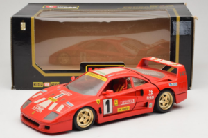 Ferrari F40 Evoluzione #1 Pirelli Rot 1992 Bburago 1:18 3042-P1 Metall – Bild 8 von 8