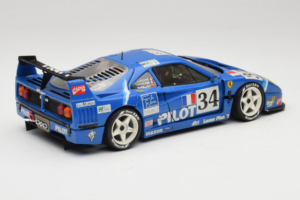Ferrari F40 Evoluzione #34 Blau Custom 1987 Bburago 1:18 3032-C1 Metall – Bild 3 von 8
