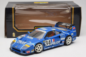 Ferrari F40 Evoluzione #34 Blau Custom 1987 Bburago 1:18 3032-C1 Metall – Bild 8 von 8