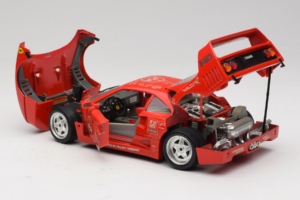 Ferrari F40 Evoluzione FC Nürnberg Special Edition Rot Bburago 1:18 3042-FCN Metall – Bild 5 von 8