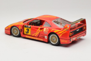 Ferrari F40 #3 F. Kroymans Ferrari Imports Kroymans BBS Wheels Rot 1987 Bburago 1:18 3032-H1 Metall – Bild 7 von 8