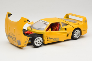 Ferrari F40 Interconti Car HiFi Gelb Bburago 1:18 3032-I1 Metall – Bild 2 von 8