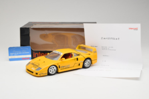 Ferrari F40 Interconti Car HiFi Gelb Bburago 1:18 3032-I1 Metall – Bild 8 von 8