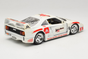 Ferrari F40 Kart-o-Mania Weiss Bburago 1:18 3332-W3 Metall – Bild 3 von 8