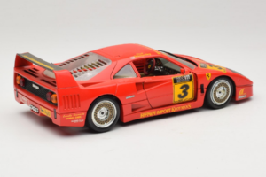 Ferrari F40 Kroymans #3 D. Waaijenberg Limitierte Auflage 1994 Bburago 1:18 3032-L2 Metall – Bild 3 von 8