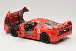 Ferrari F40 #6 V. Colombo L'Indipendente Rot 1987 Bburago 1:18 3032-L1 Metall – Bild 5 von 8