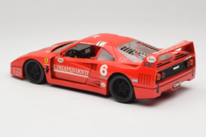 Ferrari F40 #6 V. Colombo L'Indipendente Rot 1987 Bburago 1:18 3032-L1 Metall – Bild 7 von 8