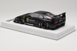 Ferrari F40 LB Works Monster Energy Matt Black BBA 1:18 REMC026 Resin – Bild 5 von 7