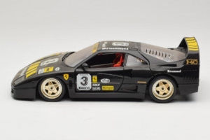 Ferrari F40 Magneti Marelli #3 Schwarz Bburago 1:18 3022-B1 Metall – Bild 4 von 8