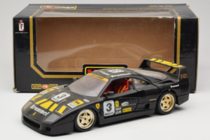 Ferrari F40 Magneti Marelli #3 Schwarz Bburago 1:18 3022-B1 Metall – Bild 8 von 8
