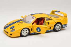 Ferrari F40 #1 Gelb Bauer Limitierte Auflage 100 Stück Bburago 1:18 BSR001 Metall – Bild 2 von 8
