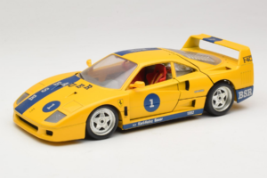 Ferrari F40 #1 Gelb Bauer Limitierte Auflage 100 Stück Bburago 1:18 BSR001 Metall