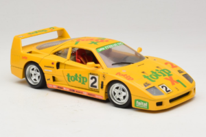 Ferrari F40 Totip Jolly Club #2 Gelb Bburago 1:18 3332-Y1 Metall – Bild 6 von 8