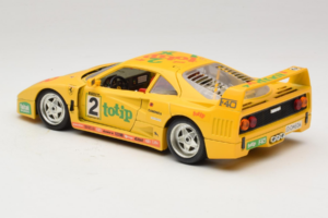 Ferrari F40 Totip Jolly Club #2 Gelb Bburago 1:18 3332-Y1 Metall – Bild 7 von 8
