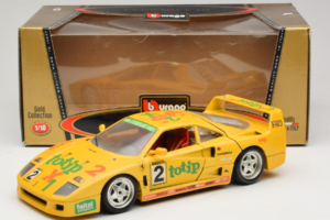 Ferrari F40 Totip Jolly Club #2 Gelb Bburago 1:18 3332-Y1 Metall – Bild 8 von 8